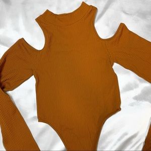 NWOT✨Orange Bodysuit